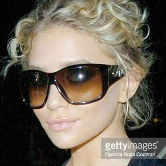 YSL Yves Saint Laurent Brown Gradient Sunglasses 6112/S with Case - Picture 8 of 9